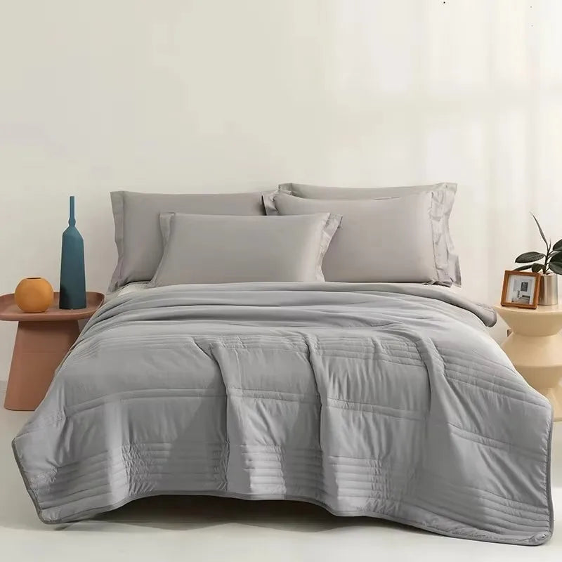 Washable Air Conditioning Blanket Summer Cool Blanket Thin Blanket Fiber Blanket