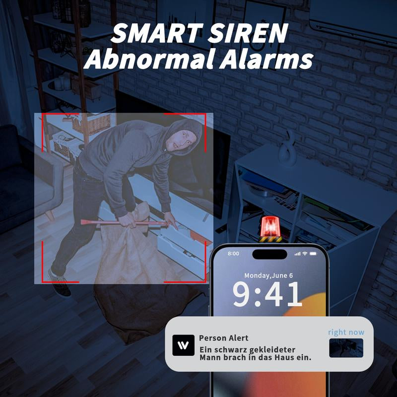 AI Mini Security Indoor Camera 3MP 5G Wifi Camera Support SD Card or Cloud Service Subscription Wifi Security Camera for Baby & Pet Monitor