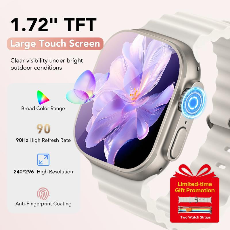Elegant Smart Watch for Women - Bluetooth Calls, HD Display, Fitness Tracker with Heart Rate, Sleep, Spo2 & Step Monitoring Sport Watch